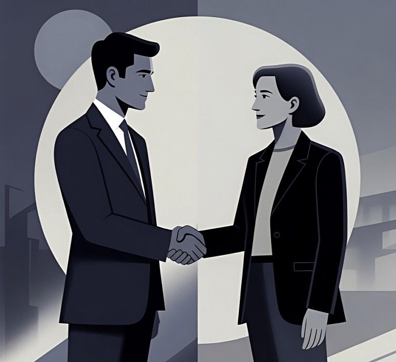 joint venture developers shaking hands